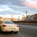 Porsche Caymans S in Toscana